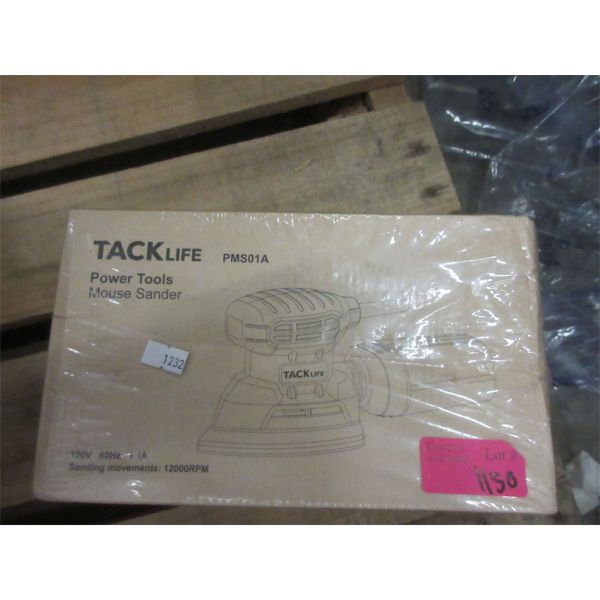 New Tacklife Electric Mouse Sander - Model PMS01A