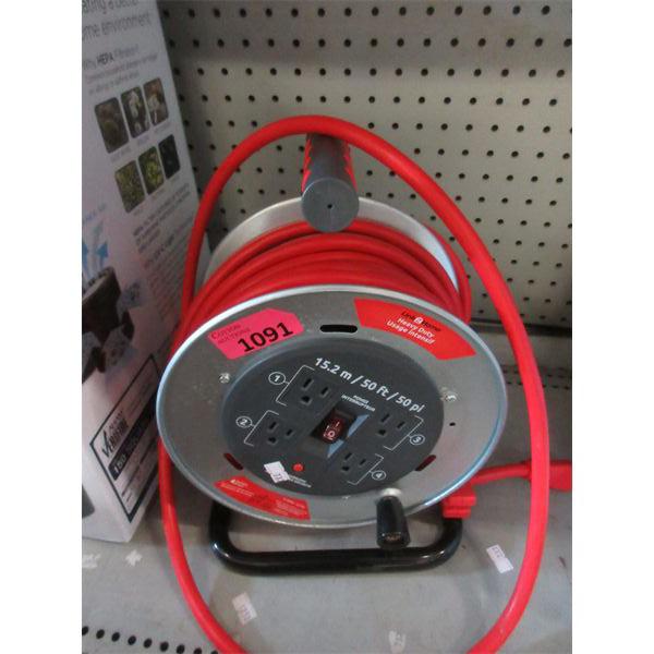 Link2Home Heavy Duty Retractable Cord Reel 