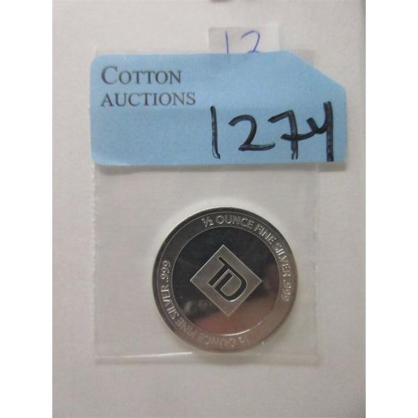1/2 Oz .999 Silver TD Bank Investor Round 