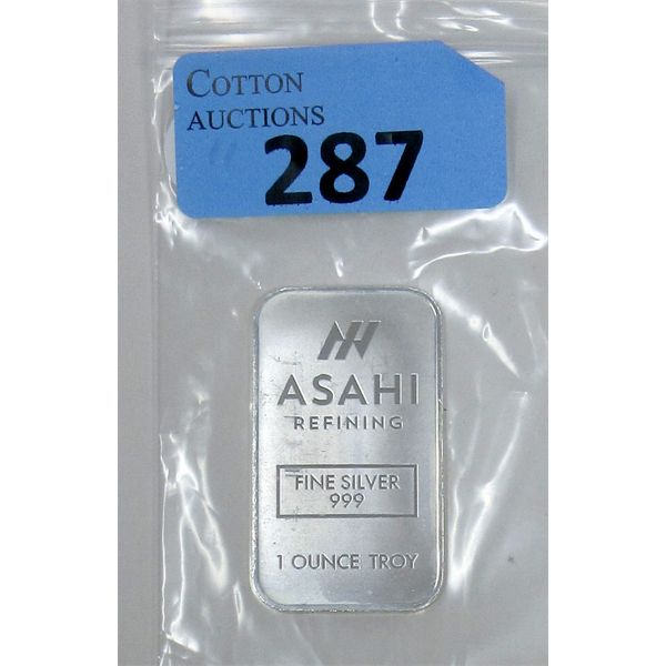 1 Oz .999 Silver Asahi Bar