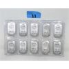 Image 1 : 10 x 1 Oz .999 Silver JBR Ethically Sourced Bars in Uncut Sheet 