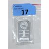 Image 1 : 1 Oz .999+ Silver Walking Liberty Bar 