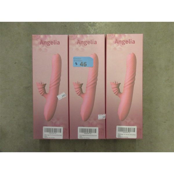 3 New Angelia Vibrators in Sealed Packages