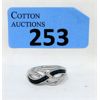 Image 1 : New Fancy Blue Diamond Accented Ring - Size 7