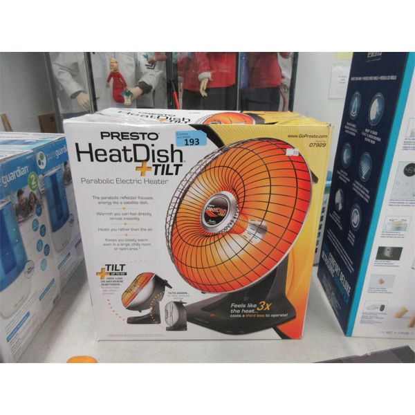 Presto Parabolic Heat Dish +Tilt - Open Box 