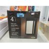 Image 1 : Pack of 4 Solar Post Accent Lights - Black Finish