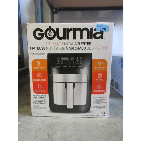 Gourmia 6.7 L/7-QT Air Fryer - Tested Working