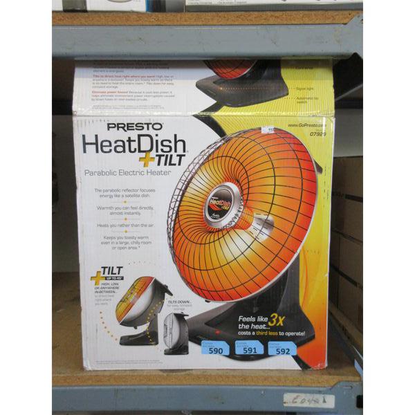 Presto Parabolic Heat Dish + Tilt - Open box