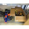Image 1 : NERF Gun with Accessories & Box of KNEX
