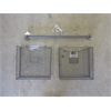 Image 1 : Case of 3 New Metal Rail Hanging Basket Sets