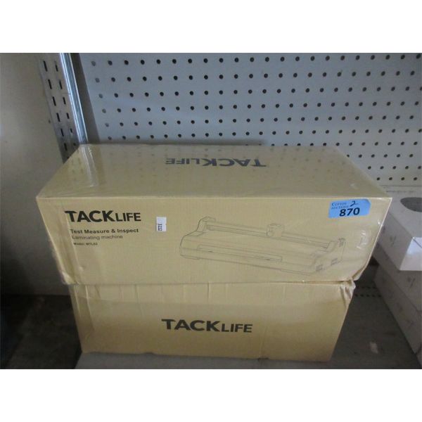 2 New Tacklife MTL02 Laminating Machines