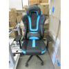 Image 1 : New eclife Gaming Chair w/Lumbar Massage Pillow	