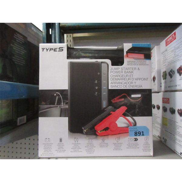 Type S Jump Starter & Power Bank 