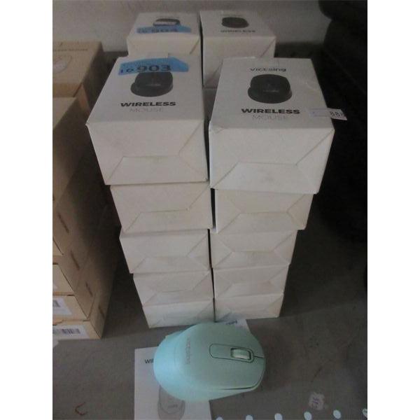 10 Victsing Wireless Computer Mice - Teal 