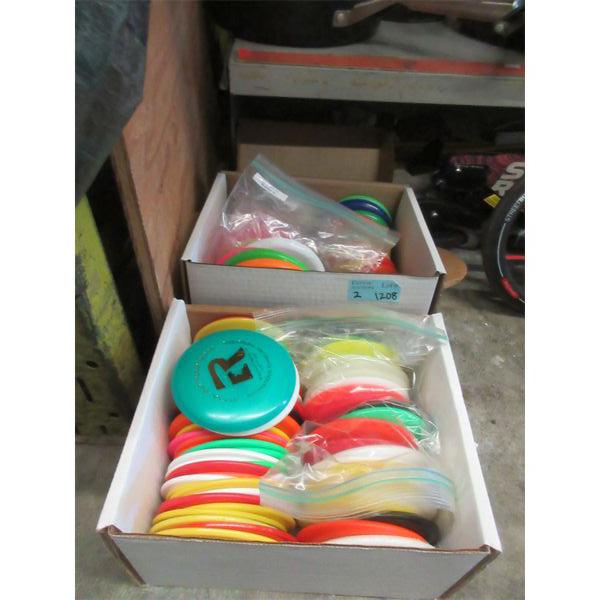 2 Boxes of 80 Mini 4" Flying Disc Toys 