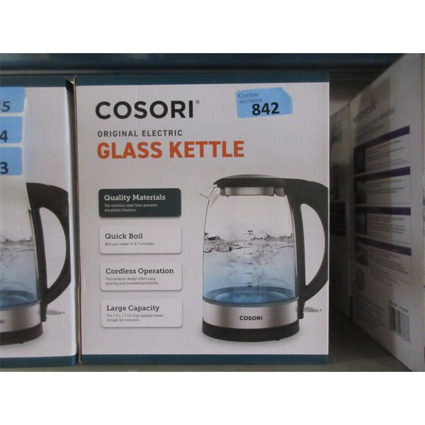 New Cosori Electric 1.7 L Glass Kettle 