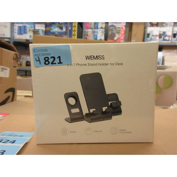 4 New Wemiss 3-in-1 Desk Top Cell Phone Stands