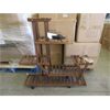 Image 1 : New Rolling 5 Tier Wood Plant Stand