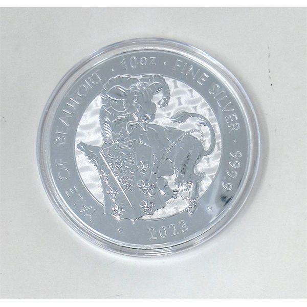 10 Oz .9999 Silver 2023 Yale of Beaufort Coin