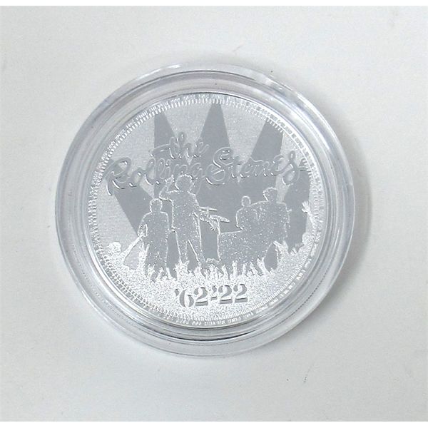 1 Oz .999 Silver 2022  The Rolling Stones  Coin 