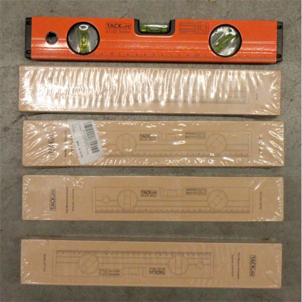 5 New Magnetic Level Rulers by Tacklife 