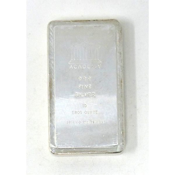 10 Oz .999 Silver Academy Stackable Bar