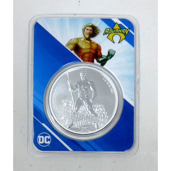 1 Oz .999  Silver 2023 Aquaman Coin 