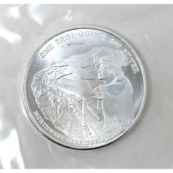 1 Oz .999 Silver Pan American Silver Corp Round