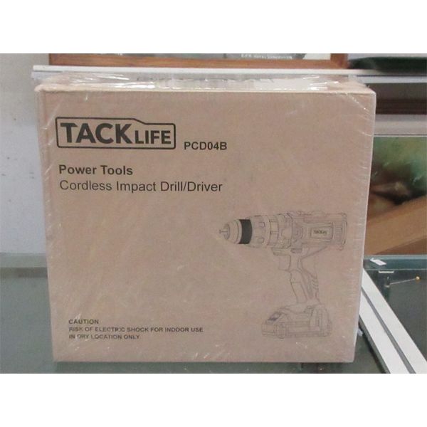 New Cordless Impact Drill/Driver - Tacklife Model: PCD04B