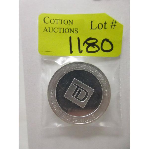 2 Oz .999 Silver TD Bank Investor Round 