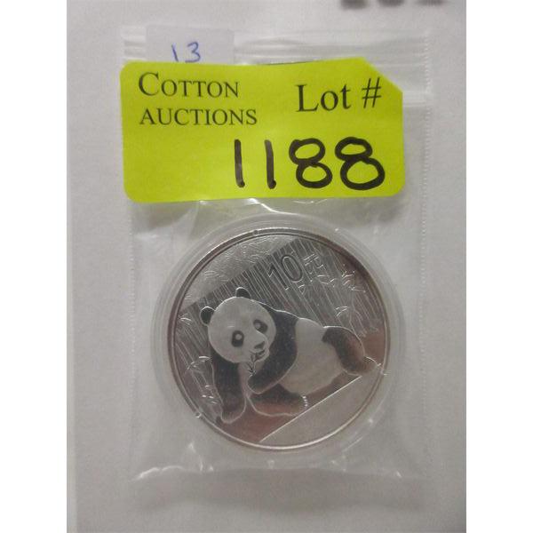 30 Gram .999 Silver 2015 Chinese Panda Coin