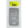 Image 1 : 10 Oz .999 Silver RMC Metals Bar 