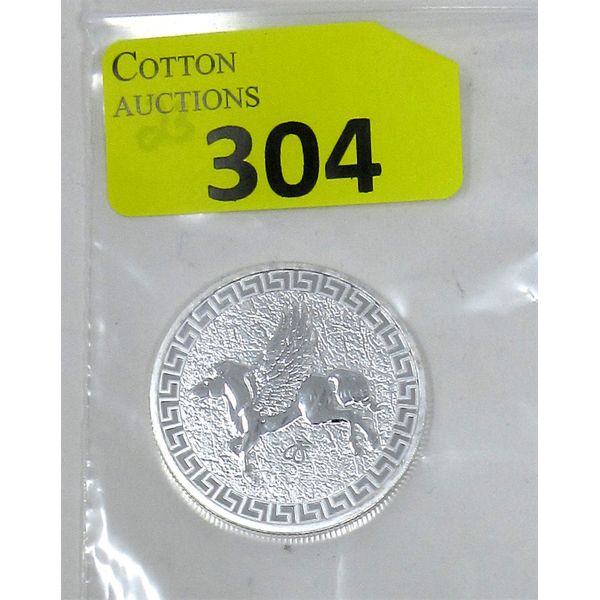 1 Oz .999 Silver Pegasus 2022 Coin 