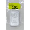 Image 1 : 5 Oz .999 Silver JBR Ethically Sourced Bar 