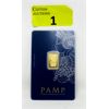 Image 1 : 2.5 Gram .9999 Fine Gold PAMP Suisse Certified Bar 