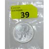 Image 1 : 1 Oz .999 Silver 2022 Year of the Tiger Coin 