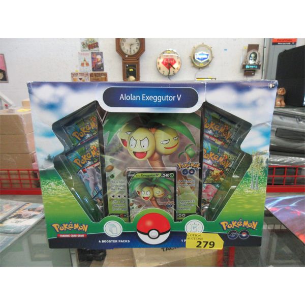 New Pokemon Alolan Exeggutor V Box