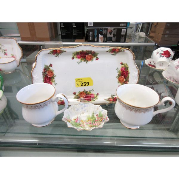 4 Piece Lot of  Royal Albert China