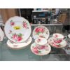 Image 1 : 9 Pcs. of Royal Albert "American Beauty" China