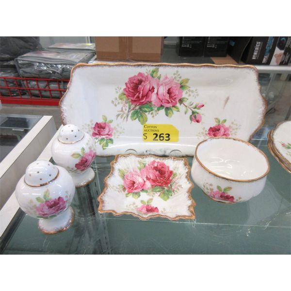 5 Pcs. of Royal Albert "American Beauty" China