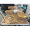 Image 1 : Set of 6 New Bakery Stands and Trays