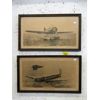 Image 1 : 2 Vintage Lockheed & Boeing Airplane Prints