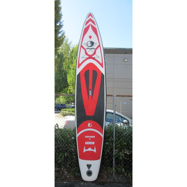 New Lanyu Bauer 13.5' Inflated Paddle Board - Red & White