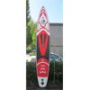 Image 1 : New Lanyu Bauer 13.5' Inflated Paddle Board - Red & White