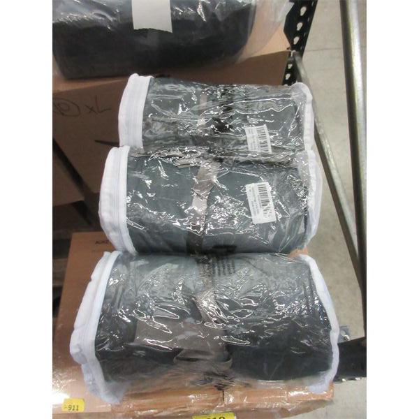 3 New Grey Fun Fur Throws - 50" x 60"
