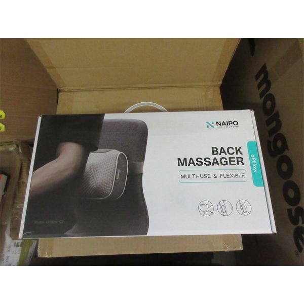 New Naipo Heated Back Massager Pillow