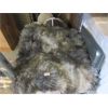 Image 1 : 3 New Grey Fun Fur Throw Blankets - 50" x 60"