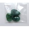 Image 1 : 49 CTW of 3 Loose Emerald Gemstones - Oval & Pear Cuts 