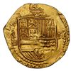 Image 1 : Seville, Spain, gold cob 2 escudos, Philip II, assayer Gothic D below mintmark S to left, NGC MS 61.