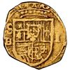 Image 1 : Seville, Spain, gold cob 1 escudo, Philip III, assayer B, OMNIVM variety, NGC XF 40.